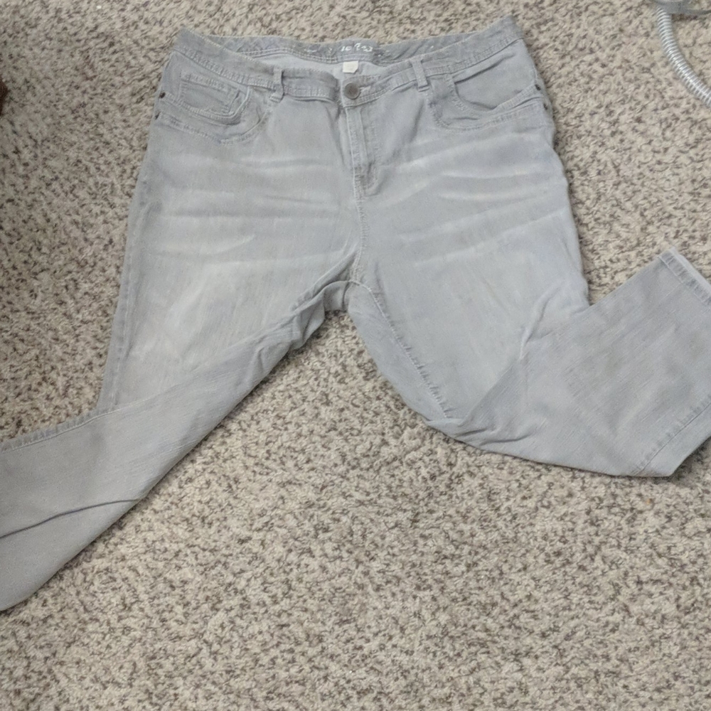 Gray jeans